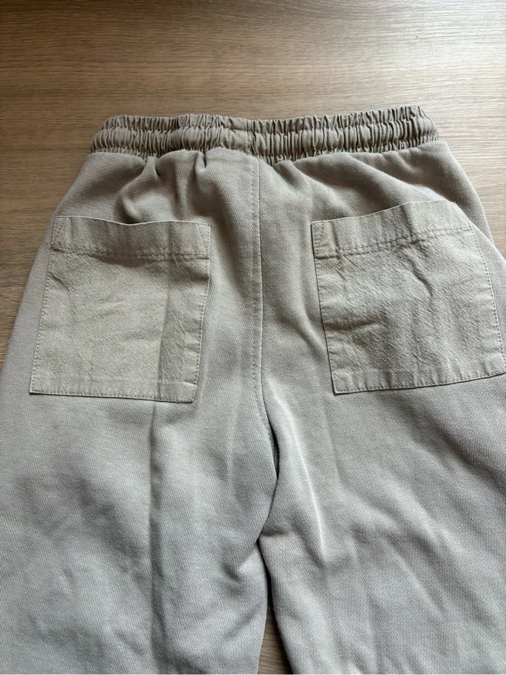 Zara Kids Casual Elastic-Waist Sweat Pants in Light Beige size 6-7